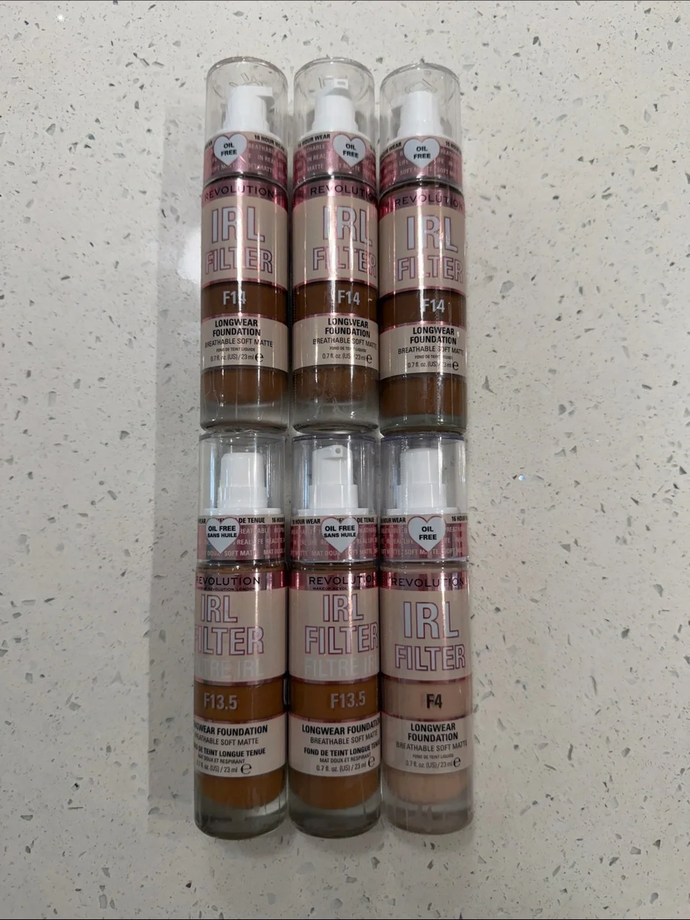 Revolution IRL Filter Longwear Foundation - F4, F13.5, F14 (Assorted Shades)